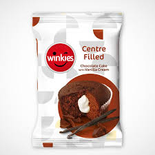 Winkies Centre Filled Chocolate Cake with Vanilla Cream 35 g