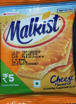 Malkist Cheese Flavored Biscuit 23gm 